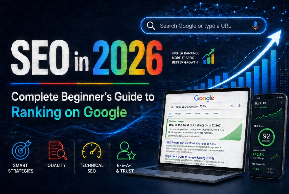 SEO in 2026: Complete Beginner’s Guide to Ranking on Google